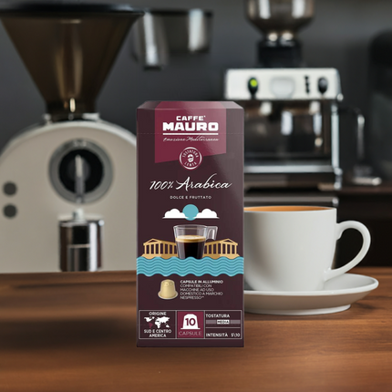 Caffè Mauro 100% Arabica Kapseln Nespresso© Kompatibel - Kaffeegeniesser 