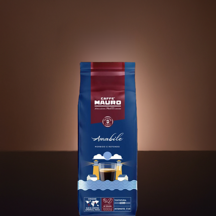 Caffè Mauro Amabile – Mediterranean Line 1kg - Kaffeegeniesser 