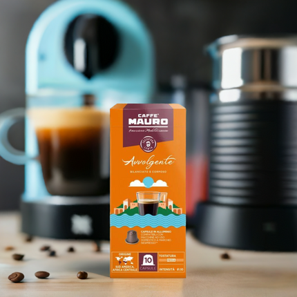 Caffe Mauro Avvolgente Kapseln Nespresso© Kompatibel - Kaffeegeniesser 