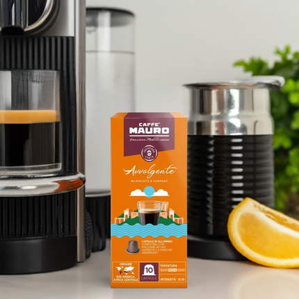 Caffe Mauro Avvolgente Kapseln Nespresso© Kompatibel - Kaffeegeniesser 