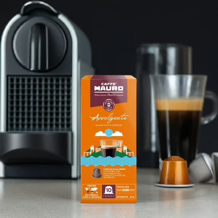 Caffe Mauro Avvolgente Kapseln Nespresso© Kompatibel - Kaffeegeniesser 