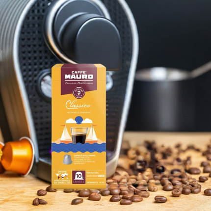 Caffe Mauro Classico Kapseln Nespresso© Kompatibel - Kaffeegeniesser 