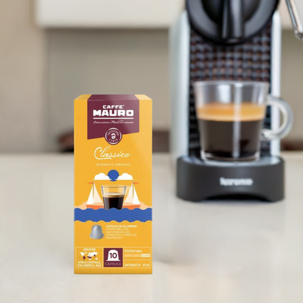 Caffe Mauro Classico Kapseln Nespresso© Kompatibel - Kaffeegeniesser 