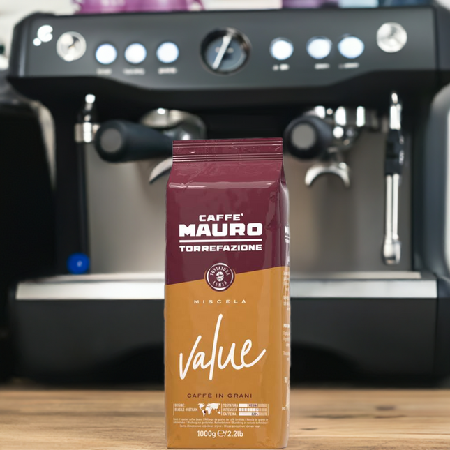 Caffè Mauro Value Espresso – 1kg Bohnen - Kaffeegeniesser 