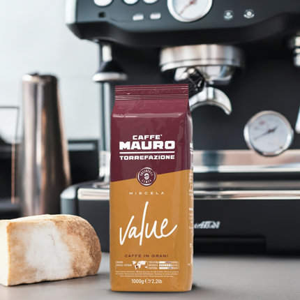 Caffè Mauro Value Espresso – 1kg Bohnen - Kaffeegeniesser 