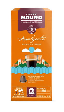 Caffe Mauro Avvolgente Kapseln Nespresso© Kompatibel - Kaffeegeniesser 