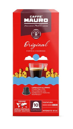 Caffe Mauro Original Kapseln Nespresso© Kompatibel - Kaffeegeniesser 