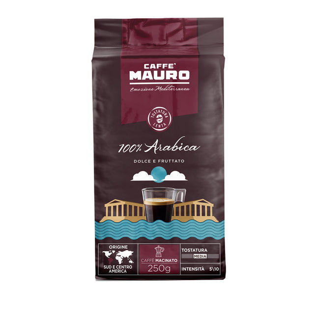 bester-kauf.ch Caffè Mauro 100% Arabica Gemahlen – 250g Packung | Intensiver Geschmack & Volles Aroma Caffè Mauro   Kaffee